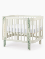 Детская кровать-трансформер Happy Baby Mommy Love, Sage Nova (опускающаяся стенка) - вид 10 миниатюра