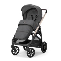 Коляска 4 в 1 Inglesina Aptica New System Quattro + Автокресло Inglesina Darwin (0-13 кг), Velvet Grey (Темно-серый) - вид 5 миниатюра