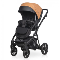 Коляска 2 в 1 Riko Basic Yoga Ecco New 2023, 13 - Caramel (Карамель) - вид 5 миниатюра