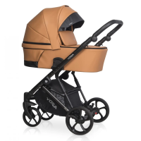 Коляска 2 в 1 Riko Basic Yoga Ecco New 2023, 13 - Caramel (Карамель) - вид 1 миниатюра