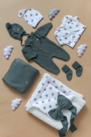 Комплект на выписку Argo Baby Alpaca, Серо-зеленый - вид 3 миниатюра