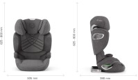 Автокресло Cybex Solution T i-Fix Plus (15-36 кг), Sepia Black (Черный) - вид 31 миниатюра