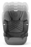 Автокресло Cybex Solution T i-Fix Plus (15-36 кг), Mirage Grey (Серый) - вид 7 миниатюра