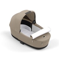 Коляска 2 в 1 Cybex Priam IV шасси Chrome Brown, Cozy Beige (Бежевый) - вид 5 миниатюра