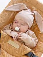 Шезлонг Amarobaby Baby Relax, Бежевый - вид 25 миниатюра