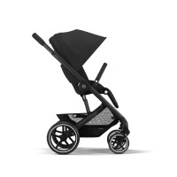 Коляска 3 в 1 Cybex Balios S Lux New 2023 шасси Black, Moon Black (Черный / шасси Черный / с дождевиком) - вид 9 миниатюра