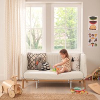 Комплект расширения для кровати-трансформера Tutti Bambini CoZee XL, Scandinavian Walnut / Ecru (Орех / Бежевый) - вид 9 миниатюра
