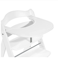 Столик для стульчика Alpha Click Tray, White (Белый) - вид 1 миниатюра