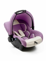 Автокресло AmaroBaby Baby Comfort (0-13 кг), Светло-фиолетовый / Светло-бежевый - вид 1 миниатюра