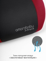 Бустер Amarobaby Enjoy (22-36 кг), Красный / Чёрный - вид 5 миниатюра