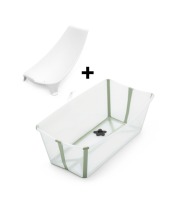 Детская ванна с горкой Stokke Flexi Bath Bundle Maxi (639604), Transparent Green (Зеленый) - вид 3 миниатюра