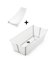 Детская ванна с горкой Stokke Flexi Bath Bundle Maxi (639601), White (Белый) - вид 3 миниатюра