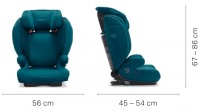 Автокресло Recaro Monza Nova 2 Seatfix (15-36 кг), Prime Frozen Blue (Голубой) - вид 4 миниатюра