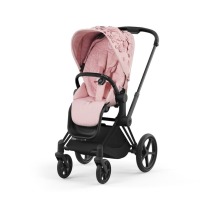 Сменный чехол Seat Pack для коляски Cybex Priam IV Fashion Collection, FE Simply Flowers Pink (Розовый) - вид 1 миниатюра