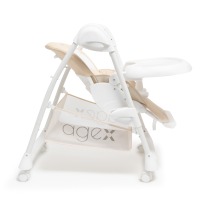 Стульчик для кормления Agex Seat’n Sleep, Beige (Бежевый) - вид 27 миниатюра