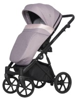 Коляска 3 в 1 Riko Nano Pro, 03 Pearl Pink (Розовый) - вид 3 миниатюра