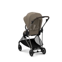 Коляска прогулочная Cybex Melio (с дождевиком), Seashell Beige (Бежевый) - вид 5 миниатюра