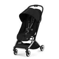 Коляска прогулочная Cybex Orfeo SLV (с дождевиком), Moon Black (Черный) - вид 1 миниатюра