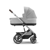 Люлька для коляски Cybex Balios S Lux New 2023, Lava Grey (Серый) - вид 7 миниатюра