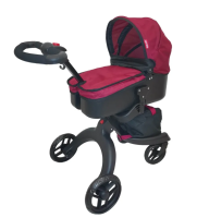 Коляска для кукол Carrello Gloiria, Deep Red (Бордовый) - вид 1 миниатюра