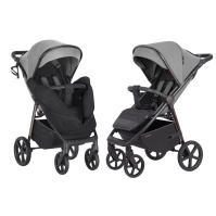 Коляска прогулочная Carrello Bravo Plus CRL-5515 / 2024, Mist Grey (Светло-серый) - вид 1 миниатюра