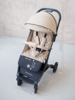 Коляска прогулочная Amarobaby Airy, Бежевый - вид 31 миниатюра