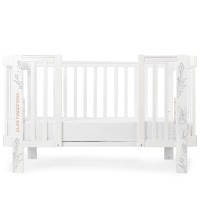 Детская кровать-трансформер Happy Baby Mommy Love + комплект расширения, White (Белый) - вид 2 миниатюра