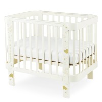 Детская кровать-трансформер Happy Baby Mommy Love + комплект расширения, Milky (Молочный) - вид 2 миниатюра