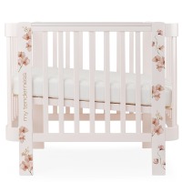 Детская кровать-трансформер Happy Baby Mommy Love + комплект расширения, Pink (Розовый) - вид 2 миниатюра