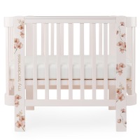 Детская кровать-трансформер Happy Baby Mommy Love + комплект расширения, Pink (Розовый) - вид 1 миниатюра