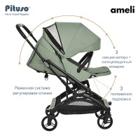 Коляска прогулочная Pituso Ameli PU, Green (Зеленый) - вид 27 миниатюра