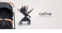 Коляска прогулочная Happy Baby Celine, Black (Черный) - вид 6 миниатюра