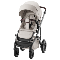 Коляска 3 в 1 Britax Roemer Smile 5Z Lux Collection, Soft Taupe (Бежевый) + Автокресло Baby-Safe Pro, Soft Taupe (Бежевый) - вид 2 миниатюра