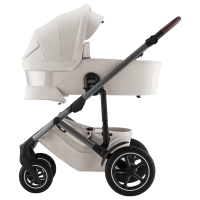 Коляска 3 в 1 Britax Roemer Smile 5Z Lux Collection, Soft Taupe (Бежевый) + Автокресло Baby-Safe Pro, Soft Taupe (Бежевый) - вид 4 миниатюра