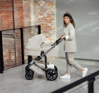 Коляска 3 в 1 Britax Roemer Smile 5Z Lux Collection, Soft Taupe (Бежевый) + Автокресло Baby-Safe Pro, Soft Taupe (Бежевый) - вид 10 миниатюра