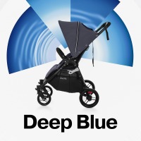 Коляска прогулочная Valco Baby Snap 4 Flatt Matt, Deep Blue (Синий) - вид 5 миниатюра