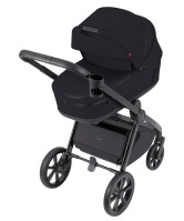 Коляска 3 в 1 Carrello Omega+ CRL-6545/1, Cosmo Black (Черный) - вид 3 миниатюра