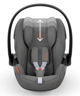 Автокресло Cybex Cloud G i-Size (0-13 кг), Lava Grey (Серый) - вид 3 миниатюра