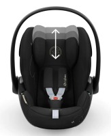 Автокресло Cybex Cloud G i-Size (0-13 кг), Moon Black (Черный) - вид 3 миниатюра