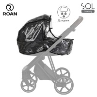 Коляска 2 в 1 Roan Sol Luxury, True Black / шасси Gold (Черный) - вид 31 миниатюра