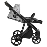 Коляска 2 в 1 Roan Sol Flowers, Gray / шасси Black (RSF/5002) - вид 19 миниатюра