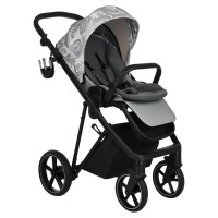 Коляска 2 в 1 Roan Sol Flowers, Gray / шасси Black (RSF/5002) - вид 13 миниатюра