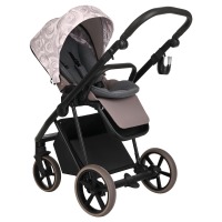 Коляска 2 в 1 Roan Sol Flowers, Powder / шасси Rose Gold (RSF/5001) - вид 15 миниатюра