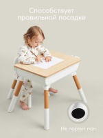 Комплект детской мебели (стол и стул) Happy Baby Liten, White (Белый) - вид 23 миниатюра