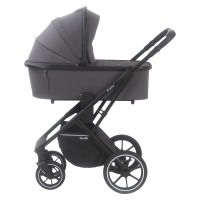 Коляска 2 в 1 Sevillababy Eletta, Steel Grey (Темно-серый) - вид 3 миниатюра