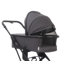 Коляска 2 в 1 Sevillababy Eletta, Steel Grey (Темно-серый) - вид 5 миниатюра