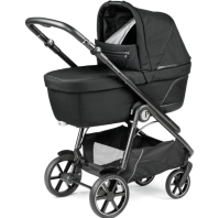 Коляска 3 в 1 Peg-Perego Veloce Belvedere Lounge, Licorice (Черный) - вид 1 миниатюра