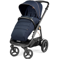 Коляска 3 в 1 Peg-Perego Veloce TC Belvedere Lounge, Blue Shine (Синий) - вид 4 миниатюра