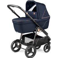 Коляска 3 в 1 Peg-Perego Veloce TC Belvedere Lounge, Blue Shine (Синий) - вид 1 миниатюра