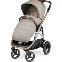 Коляска 3 в 1 Peg-Perego Veloce TC Belvedere Lounge, Astral (Светло-серый) - вид 4 миниатюра